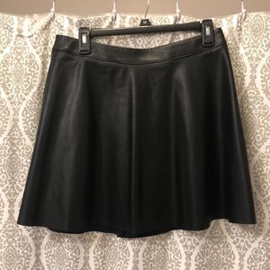 Leather Circle Skirt
